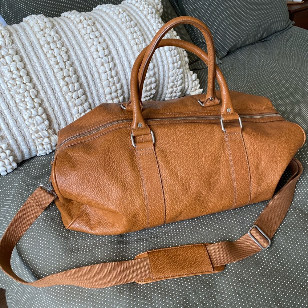 Almost New 100% Genuine Leather Cole Haan Duffle